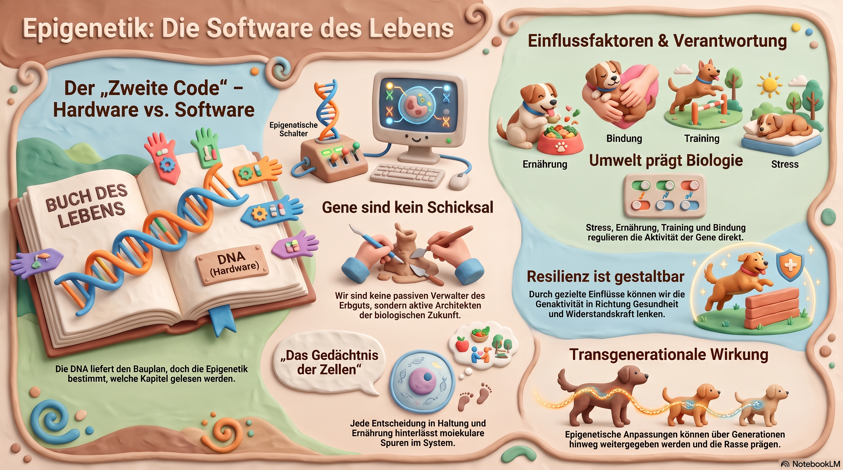 Warum Gene kein Schicksal sind – Meine Erkenntnisse aus der Weiterbildung zur Epigenetik des Hundes
